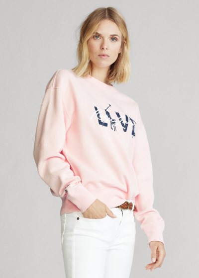 Dámské Mikiny Ralph Lauren Pink Pony Fleece - 47283-CTLM